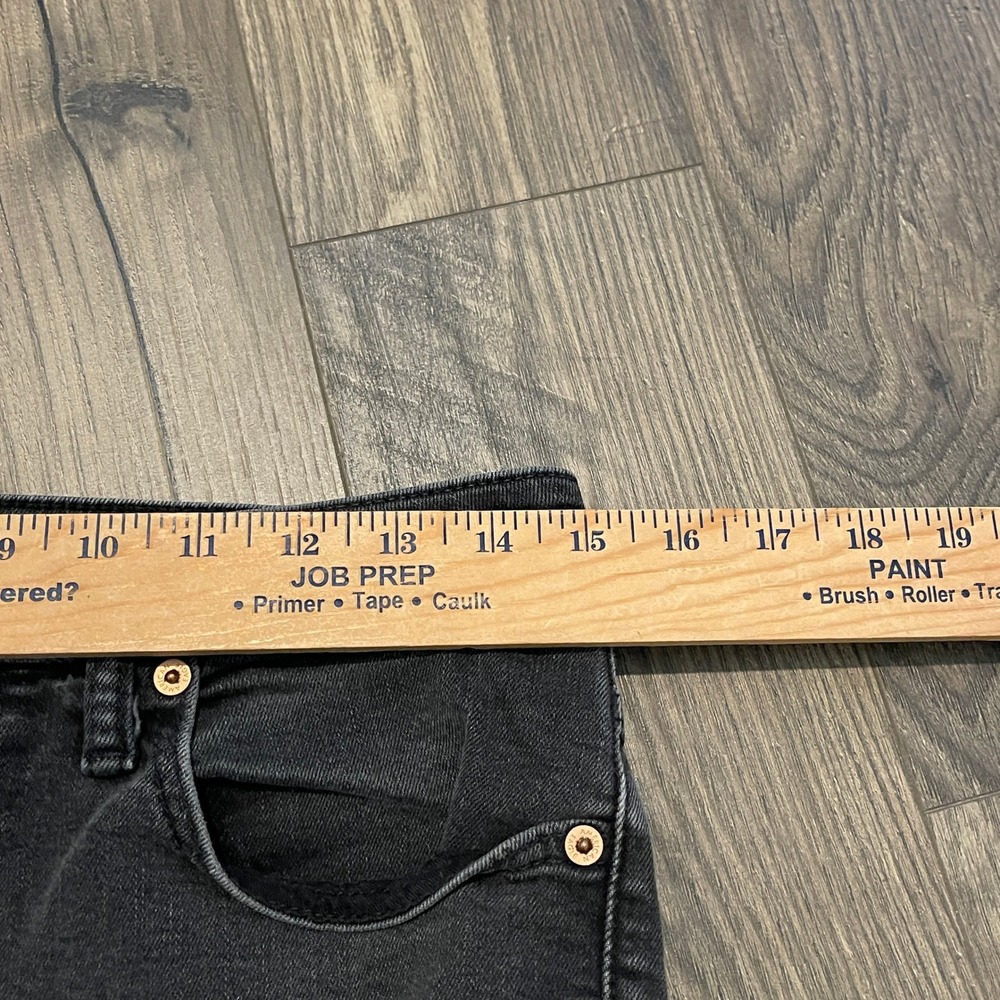 American Eagle Airflex+ Skinny Jeans Mens 29x30 Faded Black Denim Pants - Picture 10 of 11